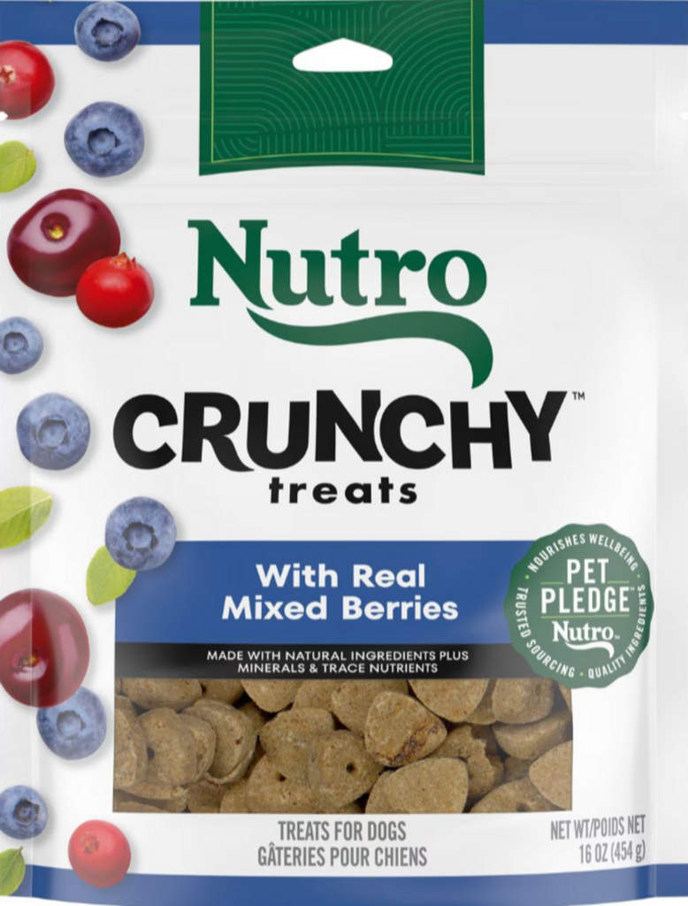 Nutro Crunchy Treats with Real Mixed Berries Dog Treats — Concord Pet Foods  & Supplies| Delaware, Pennsylvania, New Jersey, Maryland