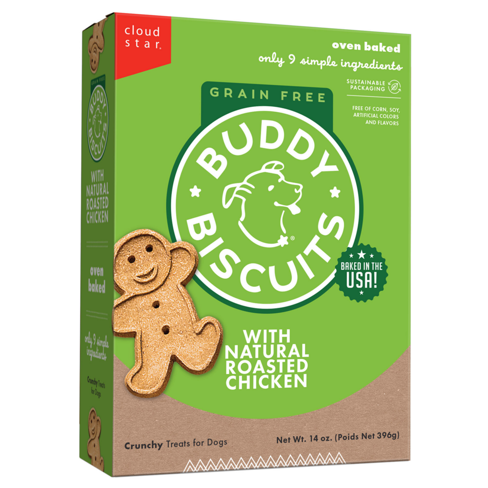 Buddy Biscuits Crunchy Grain Free Chicken Dog Treats