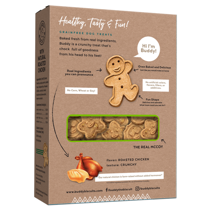 Buddy Biscuits Crunchy Grain Free Chicken Dog Treats