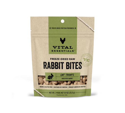 Vital Essentials Vital Cat Freeze Dried Grain Free Rabbit Bites Cat Treats