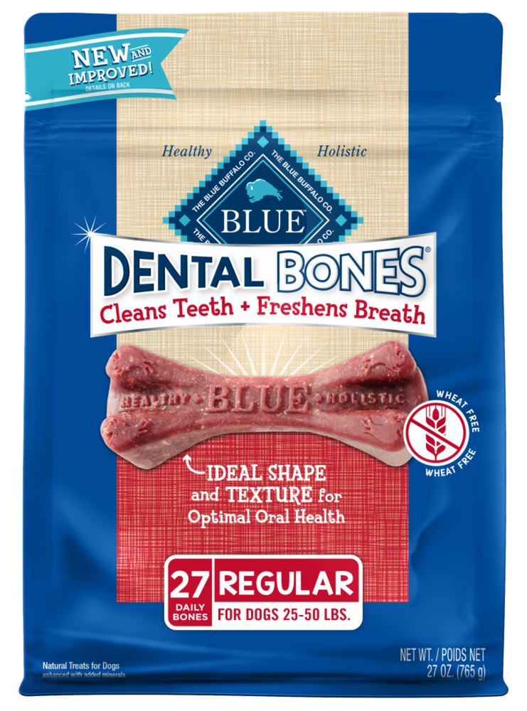 Blue Buffalo Blue All Natural Dental Bones Dog Treats