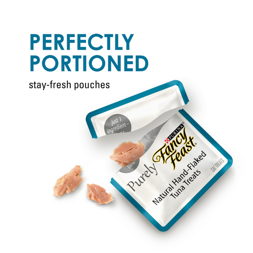 Fancy Feast Purely Natural Hand-Flaked Tuna Cat Treats