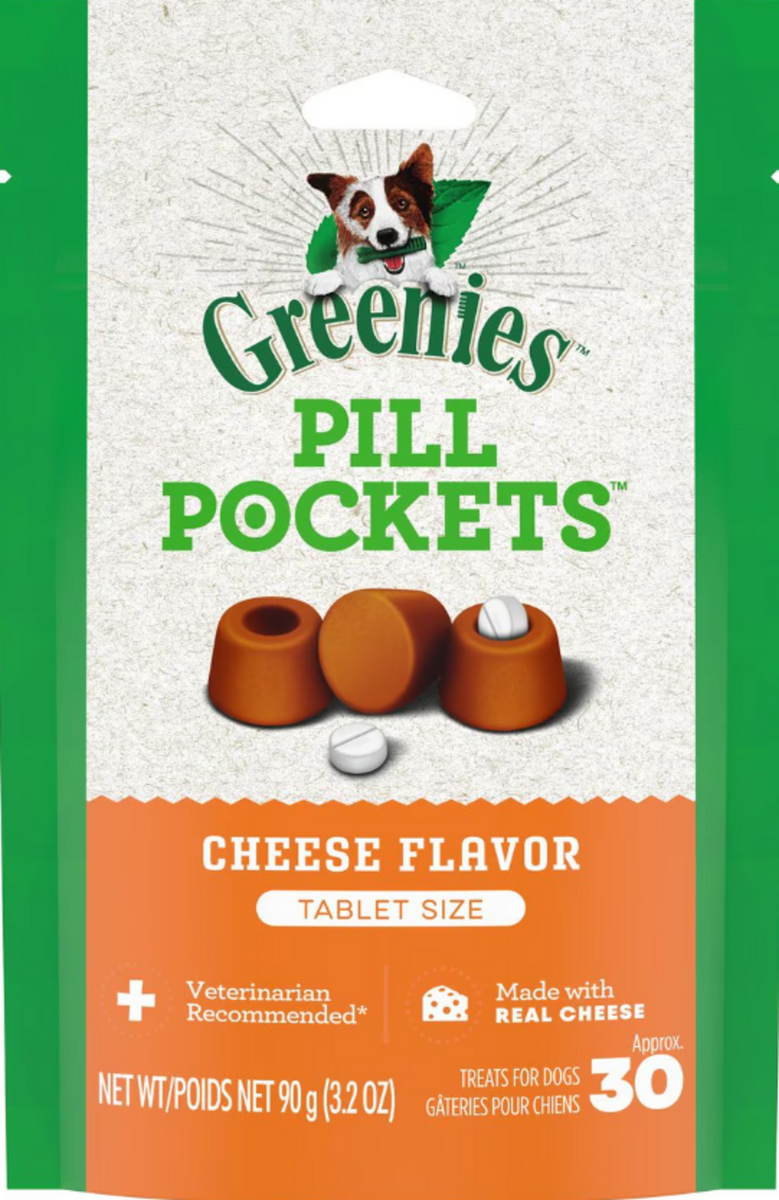 Greenies Pill Pockets Canine Cheese Flavor Dog Treats — Concord