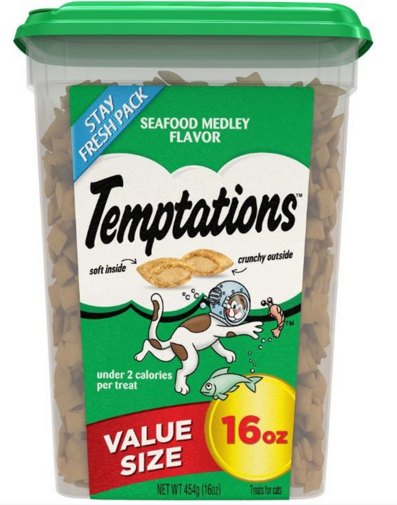 Temptations Seafood Medley Flavor Cat Treats — Concord Pet Foods