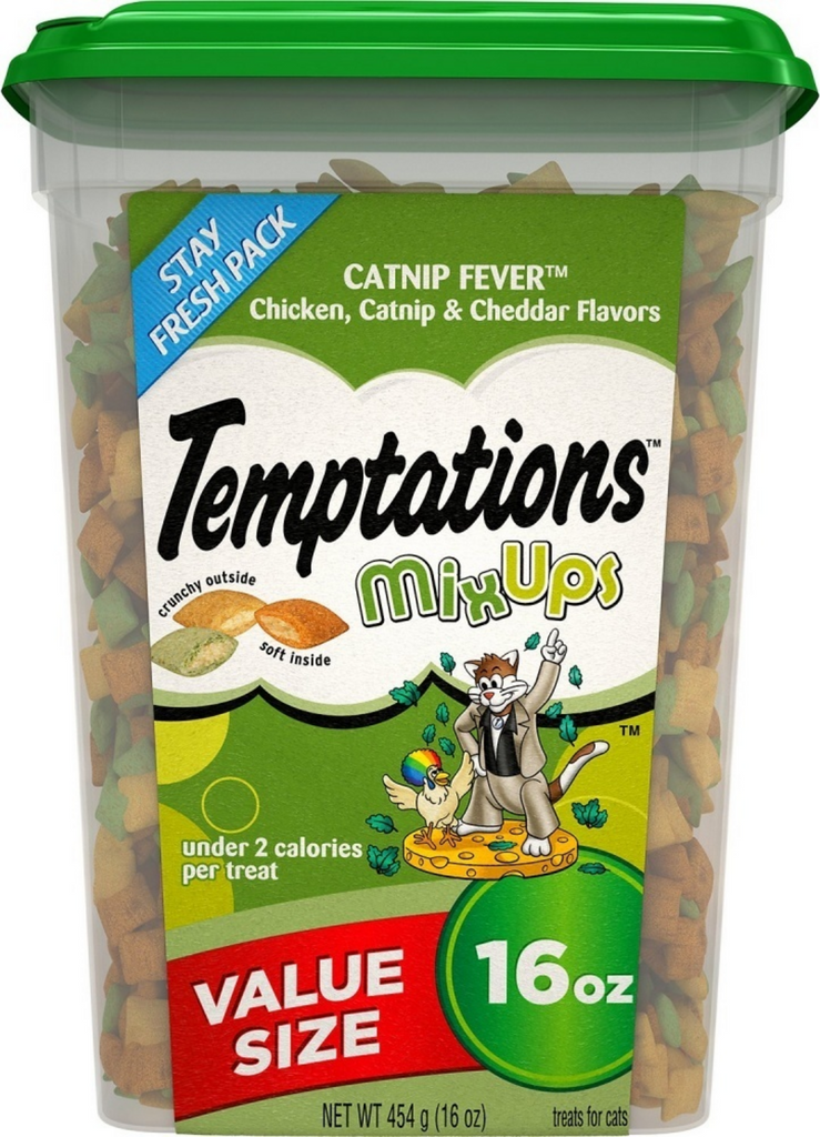Temptations Mixups Catnip Fever Flavor Cat Treats — Concord Pet