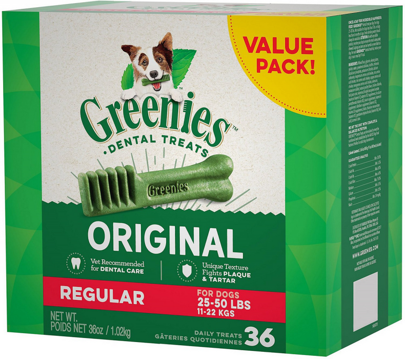 Greenies Regular Original Dental Dog Chews