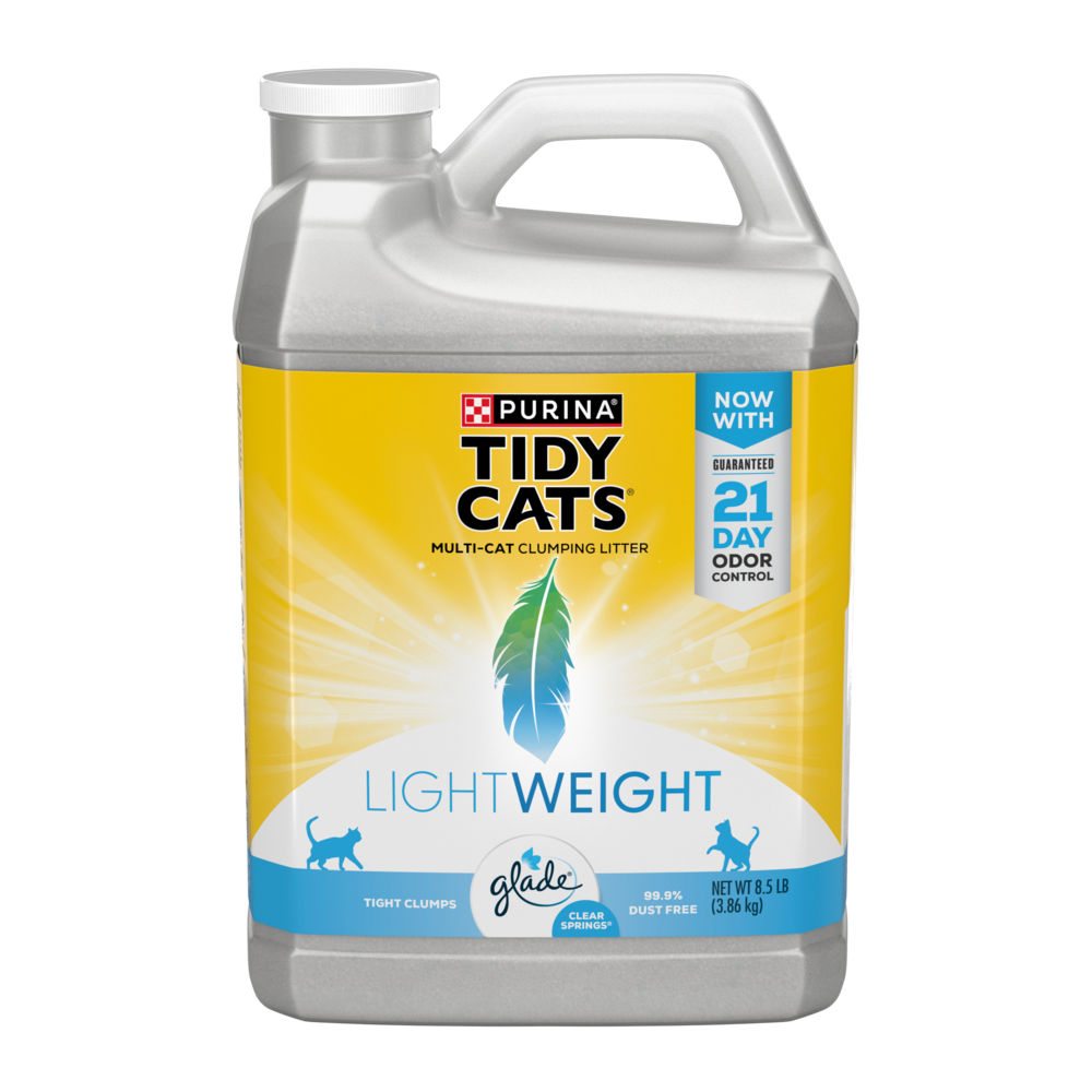 Tidy Cats Clear Springs Scent LightWeight Glade Tough Odor