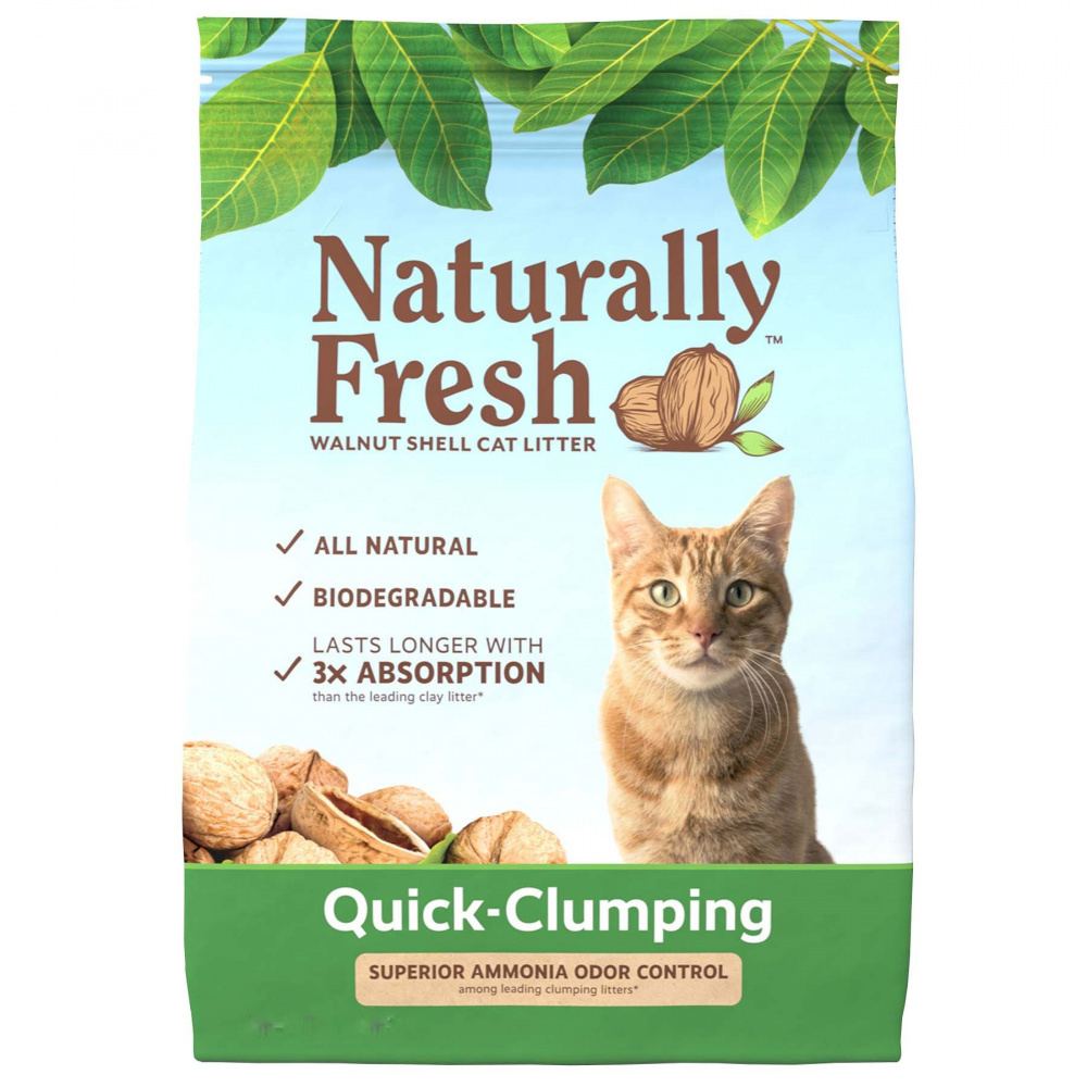 Naturally Fresh Walnut Based Quick Clumping Cat Litter — Concord