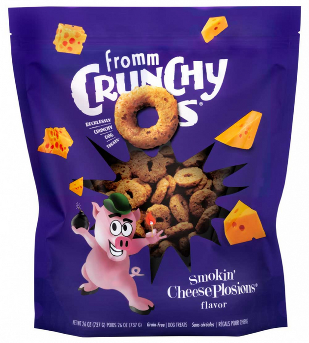 Fromm Crunchy Os Smokin' CheesePlosions Dog Treats