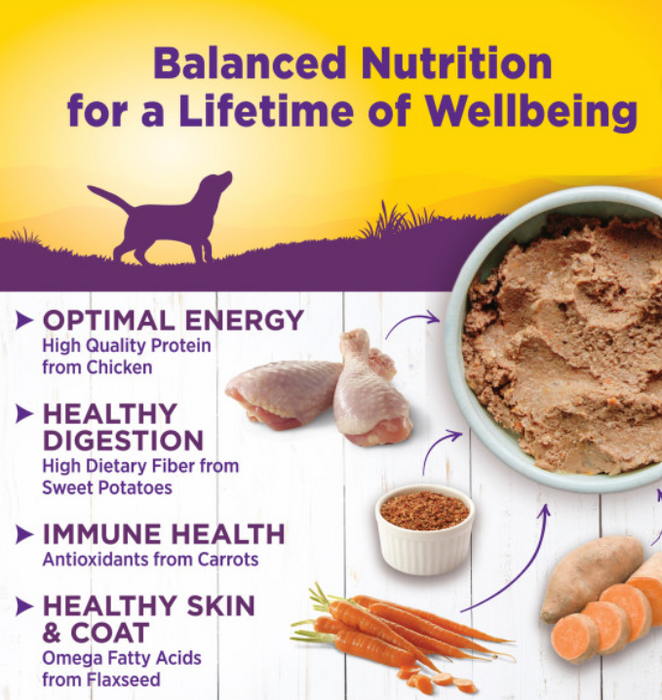 Wellness Complete Health Natural Chicken and Sweet Potato Recipe Wet Canned Dog Food