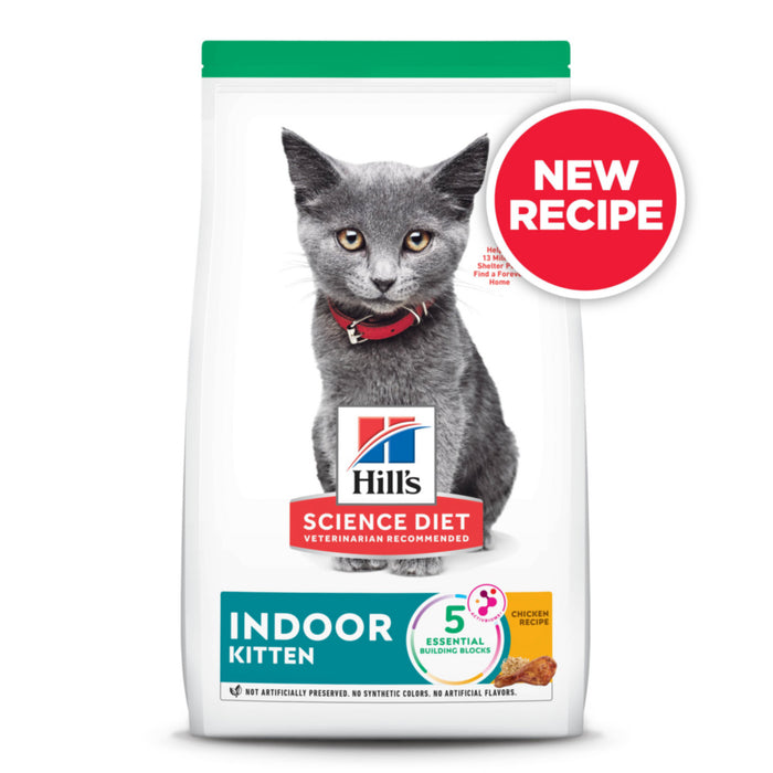 Hill's Science Diet Kitten Indoor Chicken Recipe Dry Cat Food