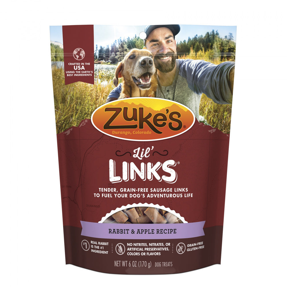 Zukes Lil' Links Grain Free Chicken and Apple Recipe for Dogs Zukes Lil' Links Grain Free Chicken and Apple Recipe for Dogs