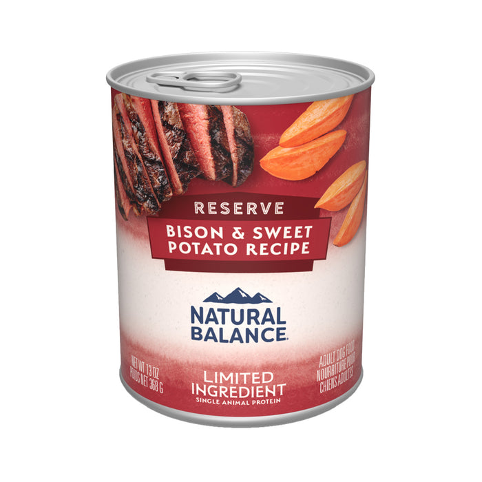 Natural Balance Limited Ingredient Reserve Bison & Sweet Potato Recipe Wet Canned Dog Food