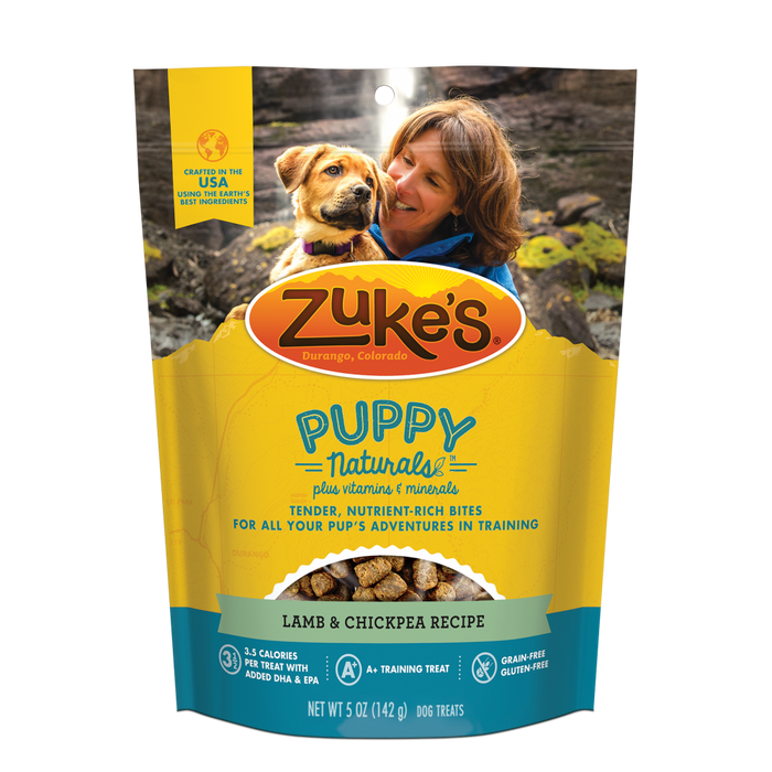 Zukes Puppy Naturals Grain Free Lamb and Chickpea Dog Treats Zukes Puppy Naturals Grain Free Lamb and Chickpea Dog Treats
