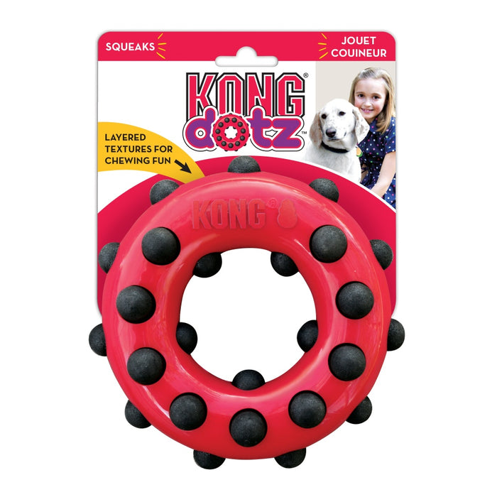 KONG Dotz Circle Dog Toy