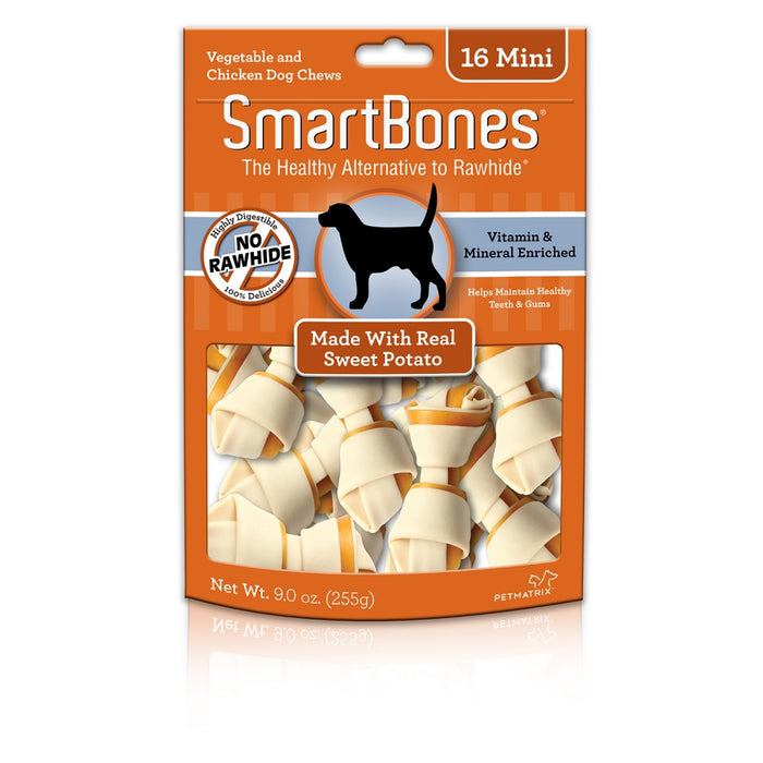 SmartBones Rawhide-Free Sweet Potato Dog Treats