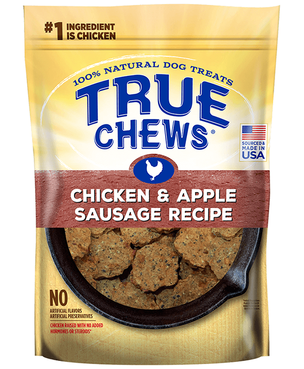 True Chews Premium Recipes Chicken Apple Sausage Recipe Dog