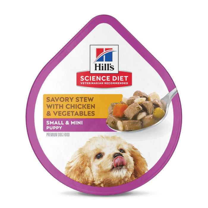Science Diet Puppy Savory Stew w/ Chicken & Vegetables Wet Dog Food, 12.8  oz can by Hill's at Fleet Farm