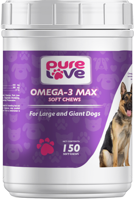 Pure Love EZ-Chew Omega-3 Fatty Acid Soft Chews for Large and Giant Do —  Concord Pet Foods & Supplies