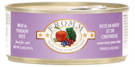 Fromm Four Star Beef & Venison Pate Canned Cat Food