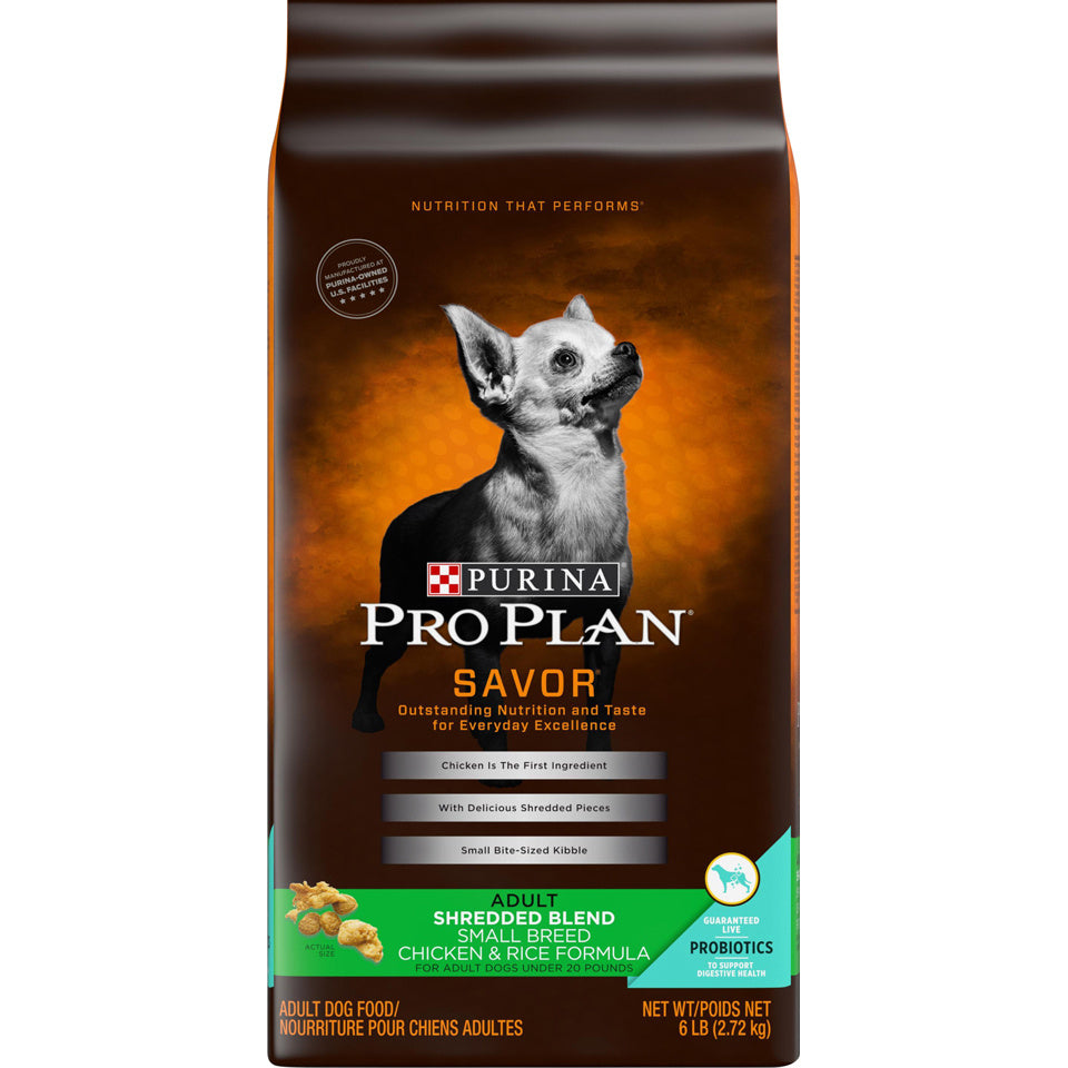 Purina Pro Plan Savor Shredded Blend Chicken & Rice Formula Adult Smal —  Concord Pet Foods & Supplies